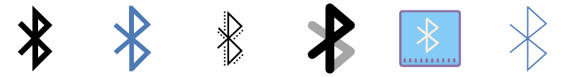 Bluetooth icons by Icons8